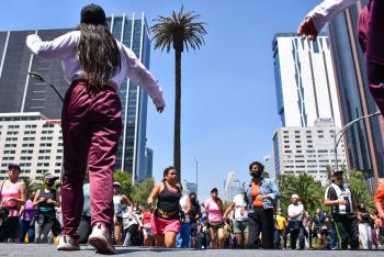 Realizan promotores de "Ponte Pila" tercer entrenamiento de prueba rumbo a la Clase Masiva de Box