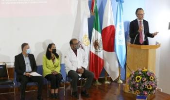El Gobierno de Japón entrega, a través de la UNOPS, 494 equipos médicos al ISSSTE