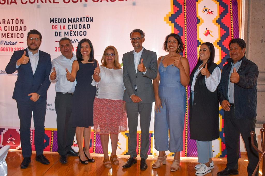 Con siete fundaciones inicia la estrategia “Corre con Causa” del Maratón y Medio Maratón de la CDMX 2022