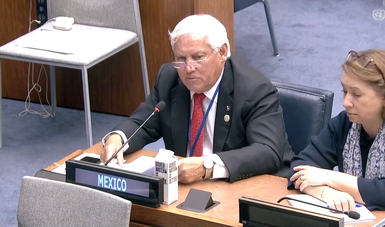 Llama México a que se cumplan resoluciones de la ONU sobre conflictos armados y hambrunas