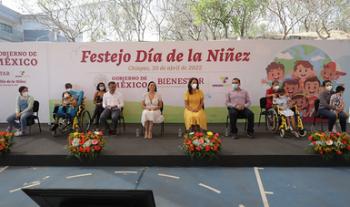 Celebra Secretaría de Bienestar a las niñas y los niños de todo el país