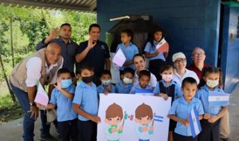 Amexcid y FAO visitan El Salvador para dar seguimiento al programa Mesoamérica sin Hambre en este país