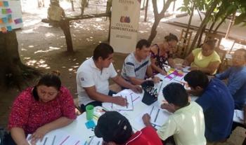 Cultura Comunitaria fortalece al Laboratorio de Teatro Campesino e Indígena de Tabasco con la implementación de Producir comunes