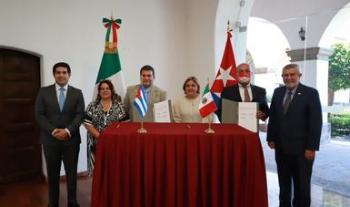 México y Cuba firman acuerdo de cooperación para la conservación y difusión de acervos bibliográficos