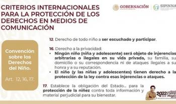 Protección de derechos de niñez y adolescencia, responsabilidad también de medios de comunicación