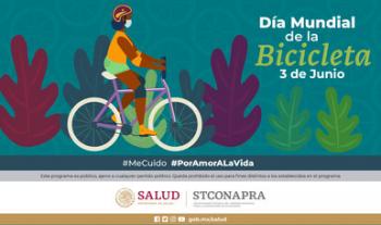 Uso de bicicleta reduce riesgo de enfermedades crónicas y trastornos mentales: Secretaría de Salud