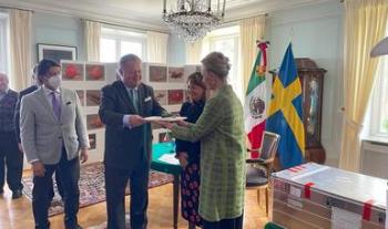 México recibe del gobierno de Suecia la colección “Maaso Koba” (Cabeza de Venado), piezas rituales que serán restituidas al pueblo yaqui