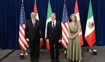 Declaración Conjunta de Secretarios de Relaciones Exteriores Canadá-México-Estados Unidos