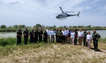 Realiza comisionado del INM tareas de coordinación migratoria con autoridades estadounidenses en la frontera norte