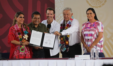 Secretaría de Bienestar y Fundación Teletón firman convenio para iniciar construcción de CRIT en Tlapa, Guerrero