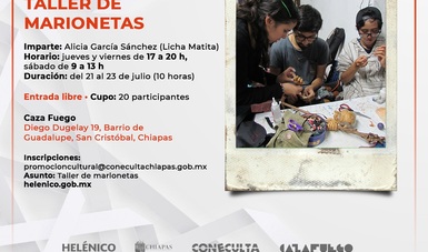 Inicia el Programa de Fomento a las Artes Escénicas en Chiapas, un plan académico para garantizar los derechos culturales en el estado