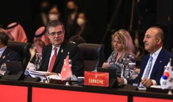 El canciller Ebrard pide al G20 una solución pacífica a la guerra en Ucrania a fin de frenar la inflación y prevenir la hambruna en el mundo