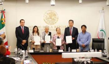 Firman INSP y Senado convenio para fortalecer toma de decisiones legislativas en salud pública 