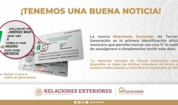 Comienza la expedición de la nueva Matrícula Consular de Tercera Generación