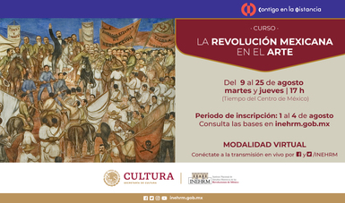 El Inehrm convoca al curso en línea “La Revolución mexicana en el arte”