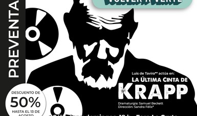 La última cinta de Krapp: regresar al pasado, a la fragilidad, a la imperfección 