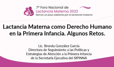 Avanza lactancia materna en el país por acciones de la Comisión de Primera Infancia del Sipinna