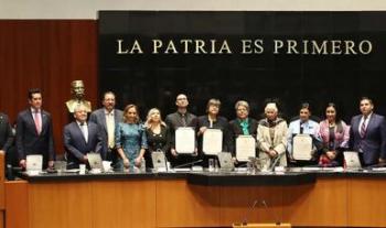 La Comisión Permanente del H. Congreso de la Unión ratifica a cuatro embajadoras y a un embajador de México en el exterior