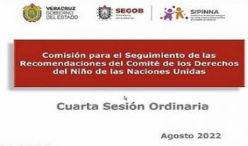 Cumplir con las recomendaciones de la Convención de los Derechos del Niño es obligación del Estado
