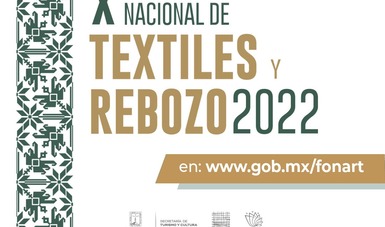 Fonart anuncia los resultados del X Concurso Nacional de Textiles y Rebozo 2022