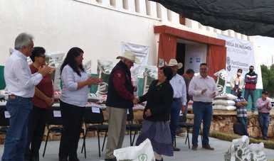Inicia Agricultura entrega de fertilizante gratuito en beneficio de ocho mil 294 productores de Zacatecas