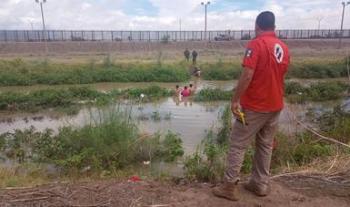 ​​​​​​​Participa INM en la búsqueda y recuperación del cuerpo de una niña de cinco años de edad en el Río Bravo