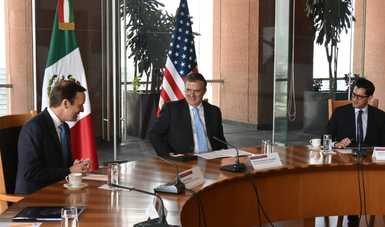 El secretario de Relaciones Exteriores recibe a delegación del Congreso de Estados Unidos