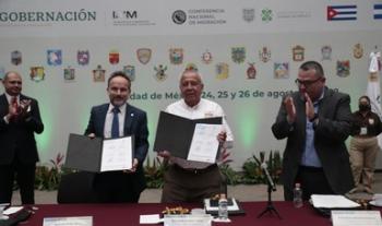 Formalizan INM y CICR acceso a estaciones migratorias y estancias provisionales