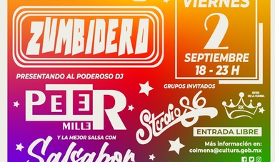 ¡Ven a bailar al ZUMBIDERO de La Colmena!, un evento de cumbia y salsa en el Palacio de Cultura de Tlaxcala