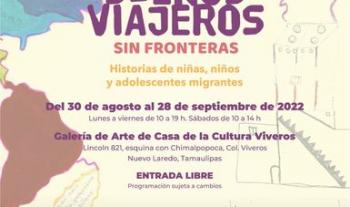 Cultura Comunitaria presenta exposición sobre historias y experiencias de niñas, niños y jóvenes migrantes