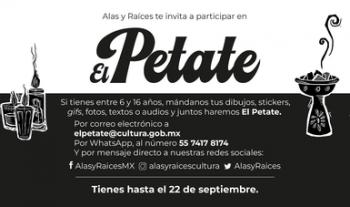 Alas y Raíces invita a niñas, niños y adolescentes a ser parte de la cuarta edición de “El Petate”