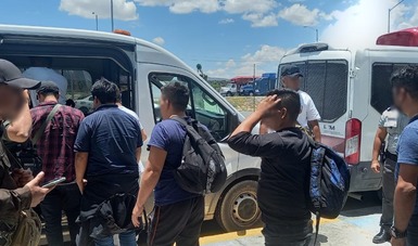  En Nuevo León, Guardia Nacional rescata a personas migrantes y detiene a siete presuntos delincuentes