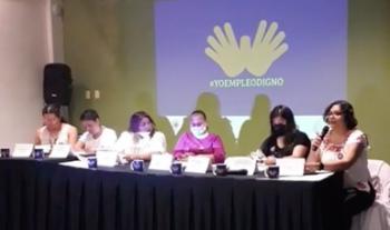 Promueven Gobernación y organizaciones civiles derechos laborales de personas trabajadoras del hogar  