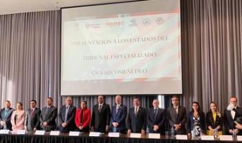 Coadyuva Gobernación en implementación del Tribunal Especializado en Narcomenudeo