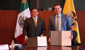 México y Ecuador aprueban nuevo marco de cooperación bilateral 2022-2024