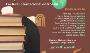 Radio Educación y la SOGEM invitan a la “Gala 10 Poetas del Mundo. Lectura Internacional de Poesía”
