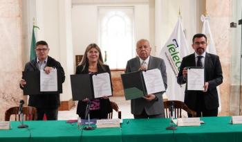 Firman convenio INM y Telecomm a favor de personas en contexto de migración
