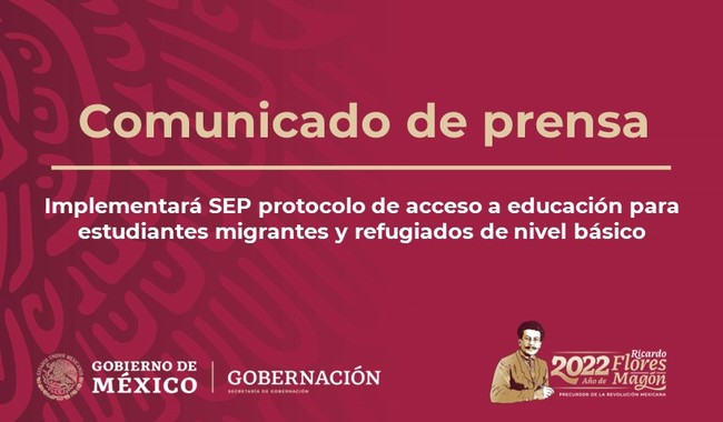 Implementará SEP protocolo de acceso a educación para estudiantes migrantes y refugiados de nivel básico