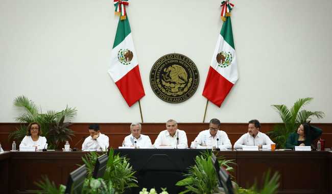 Palabras secretario de Gobernación en reunión con las y los diputados en el Congreso de Sinaloa, sobre reforma en materia de seguridad