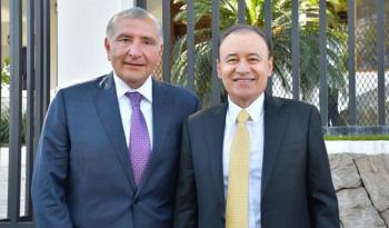 Asiste secretario de Gobernación al primer informe del gobernador de Sonora
