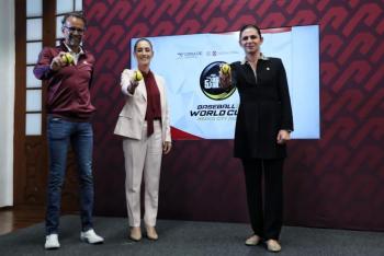 Anuncia Claudia Sheinbaum Primera Edición de Copa Mundial de Baseball5 en Zócalo capitalino del 7 al 13 de noviembre