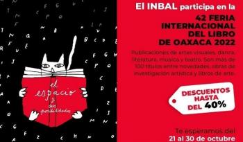 El Inbal participa con dos presentaciones editoriales y la oferta de publicaciones en la FILO 2022