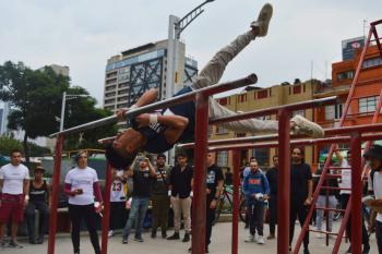 Se realiza último torneo selectivo de las Olimpiadas Comunitarias de Calistenia y Street Workout de la CDMX 2022 en Barras Insurgentes