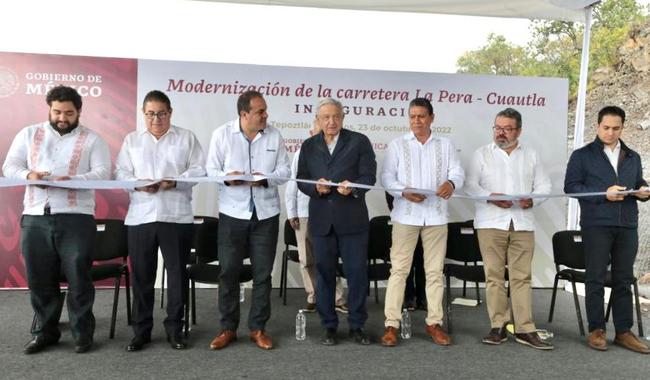 Modernización de la Autopista La Pera-Cuautla beneficia a más de 900 mil habitantes