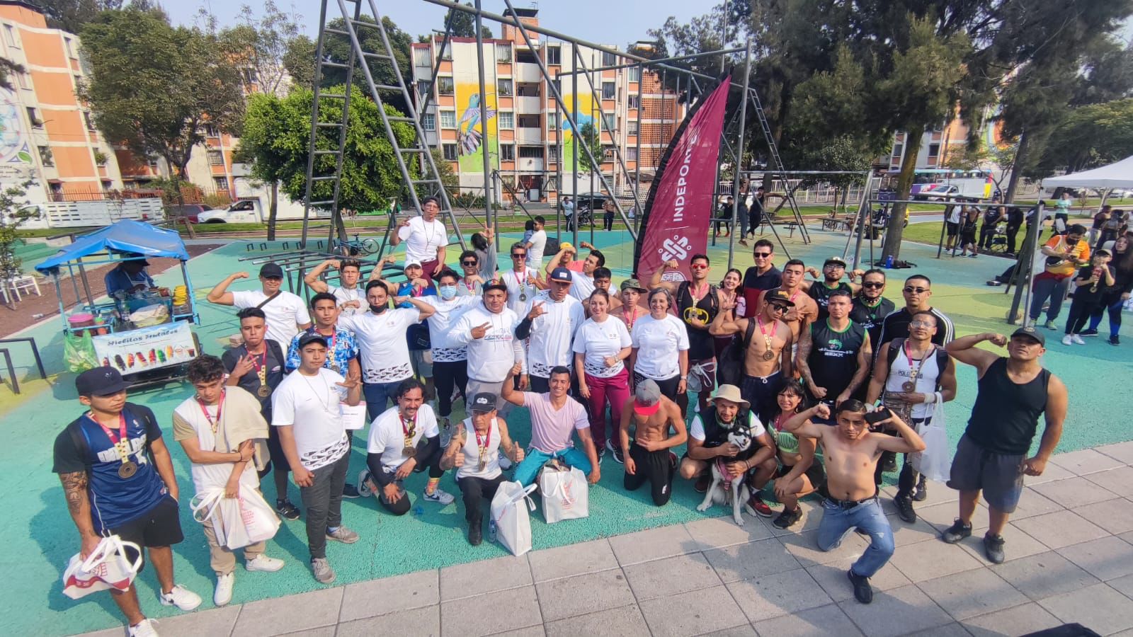 Se disputa final de Olimpiadas Comunitarias de Calistenia y Street Workout de la Ciudad de México 2022