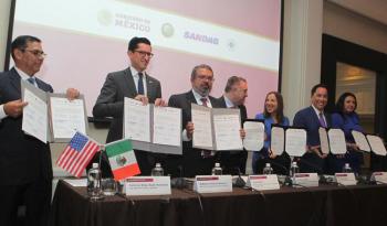 Gobierno de México y el estado de California firman acuerdo relativo al cruce fronterizo Mesa de Otay II