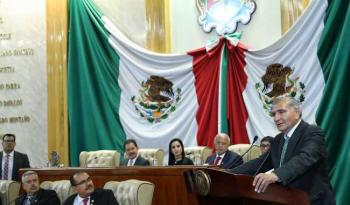 Palabras  secretario de Gobernación, Sesión Solemne  Congreso de Nayarit en torno a la reforma constitucional en materia de seguridad