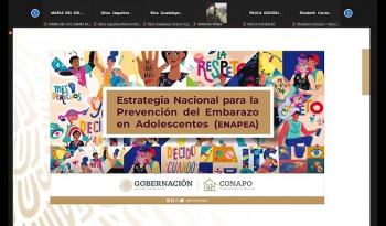 Gobernación reconoce labor de Grupos Estatales para Prevención del Embarazo en Adolescentes