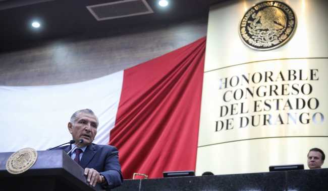 Segunda intervención del secretario de Gobernación en el Congreso de Durango en torno a reforma constitucional en materia de seguridad