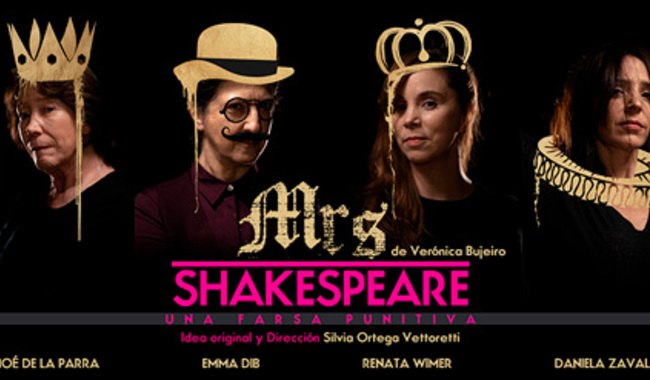 Mrs. Shakespeare se estrena el viernes 4 de noviembre en La Teatrería